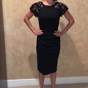 Chic DVF dress with amazing sleeve detail